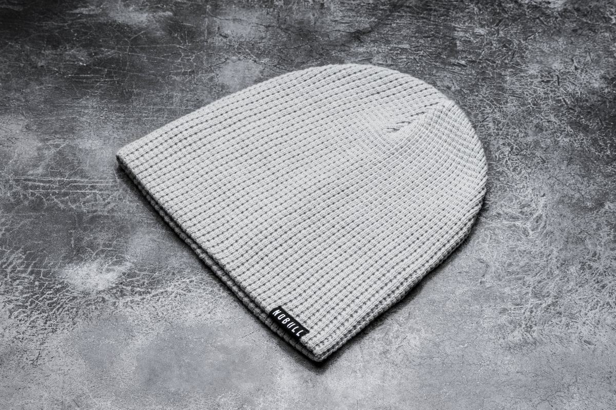 Nobull Waffle Men's Beanie Grey | Australia (EG4659)